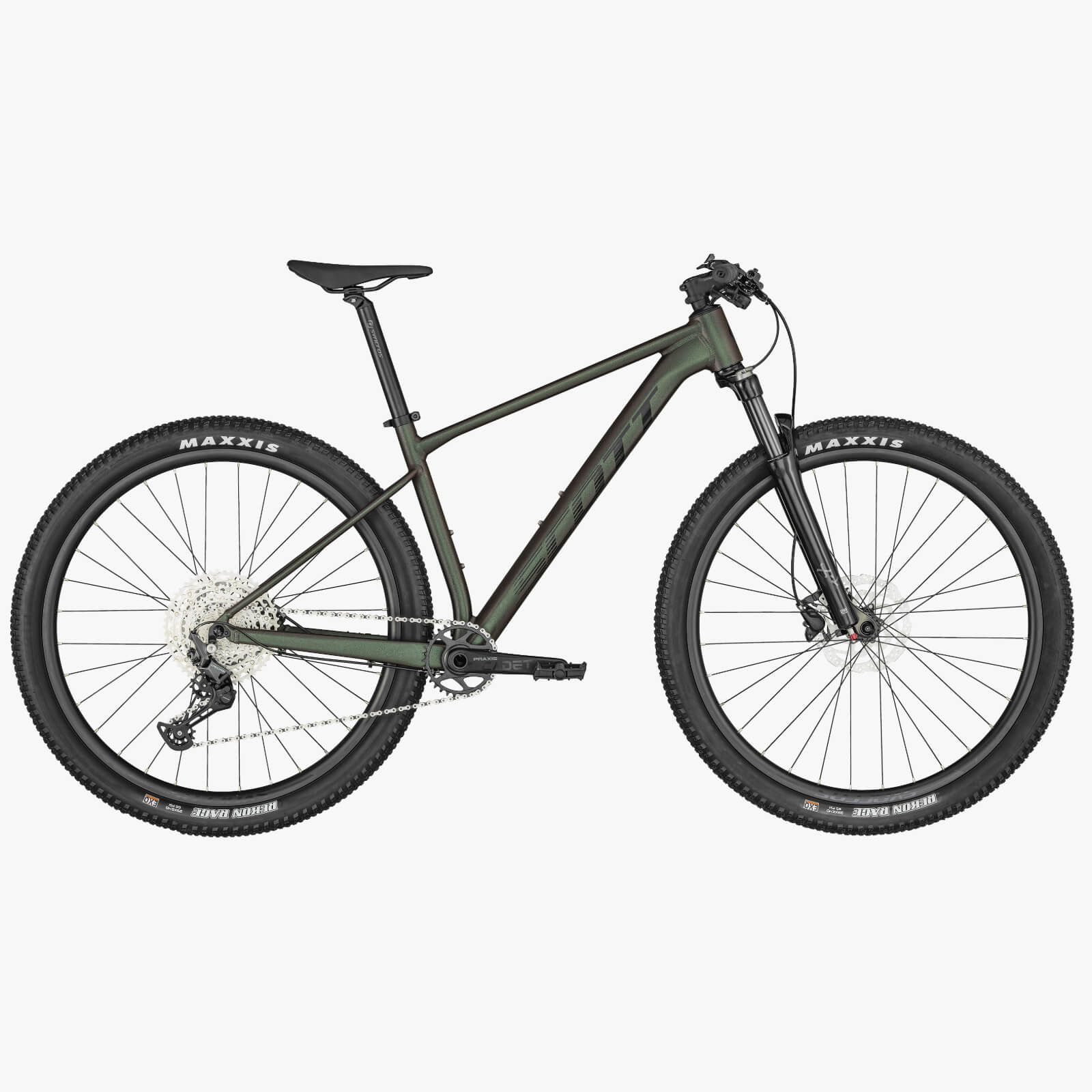 bicicleta scott scale 980 2023 na cor verde escuro